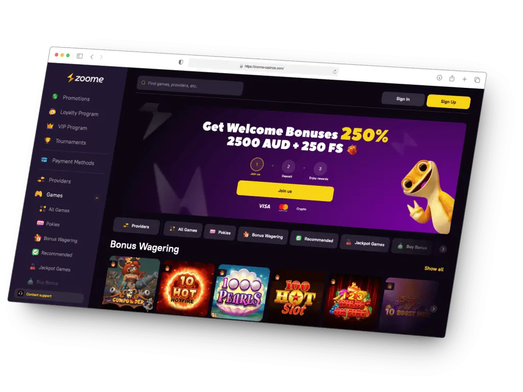 zoome casino online